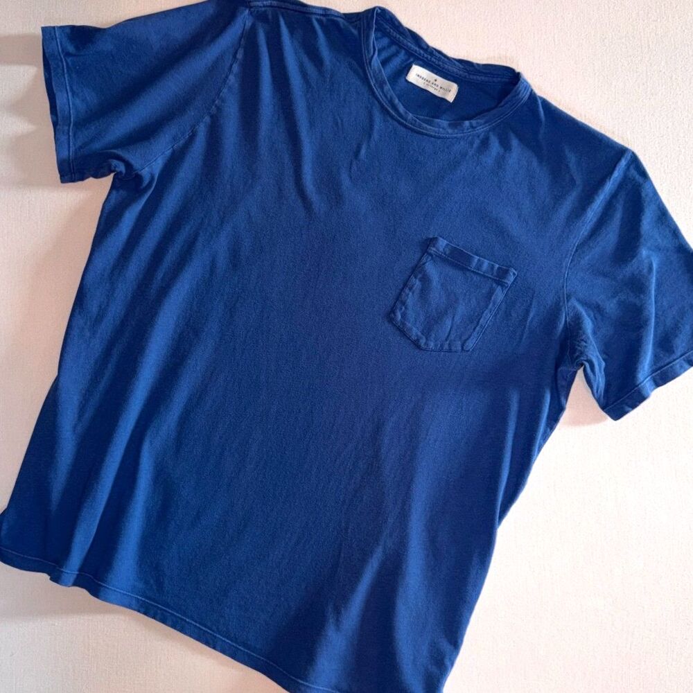Imogene and Willie mens royal blue pocket T shirt  XXL Made in U.S.A.